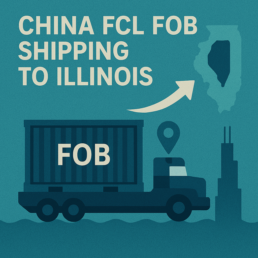 China FCL FOB shipping to Illinois