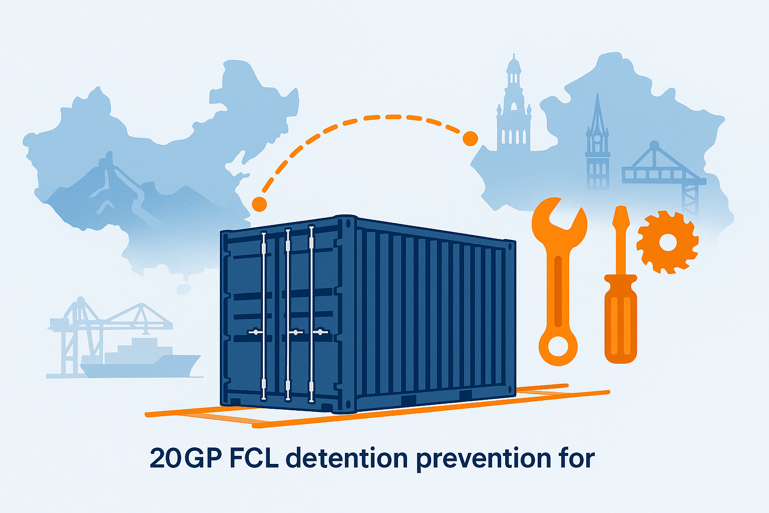 20GP FCL Detention Prevention for Hardware Tools from China to Belgium
