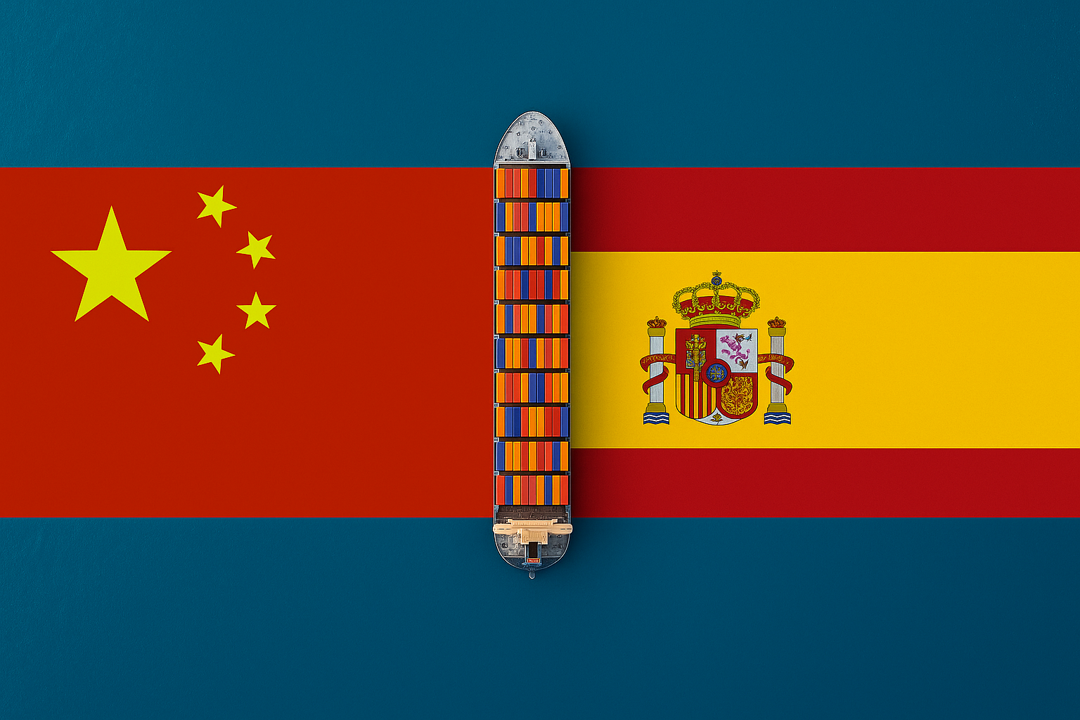 from china to Spain