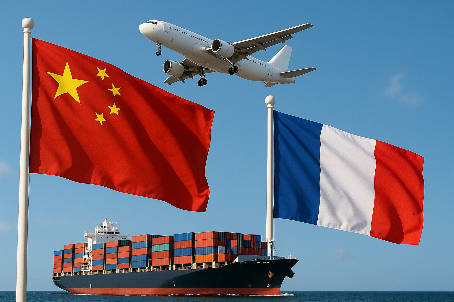 from china to France