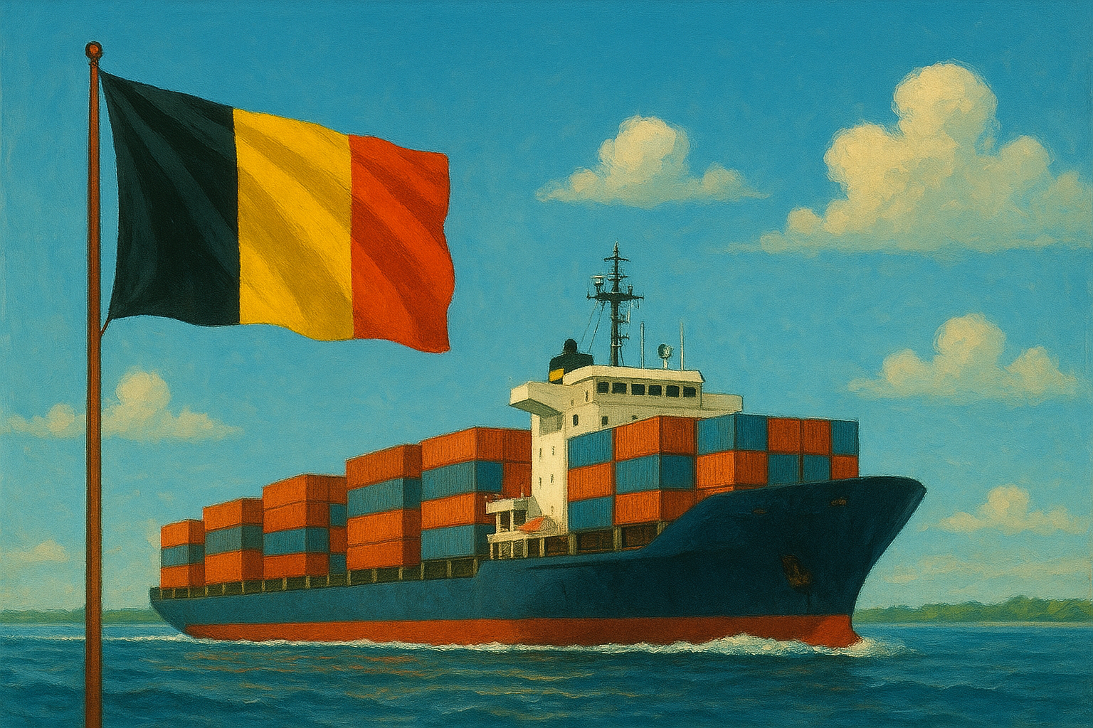 sea freight from china to Belgium