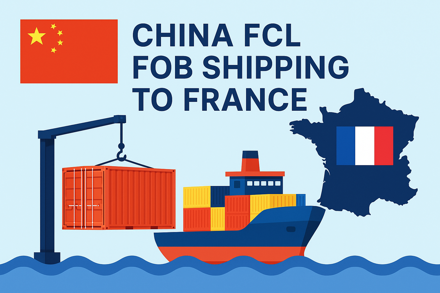 China FCL FOB shipping to France