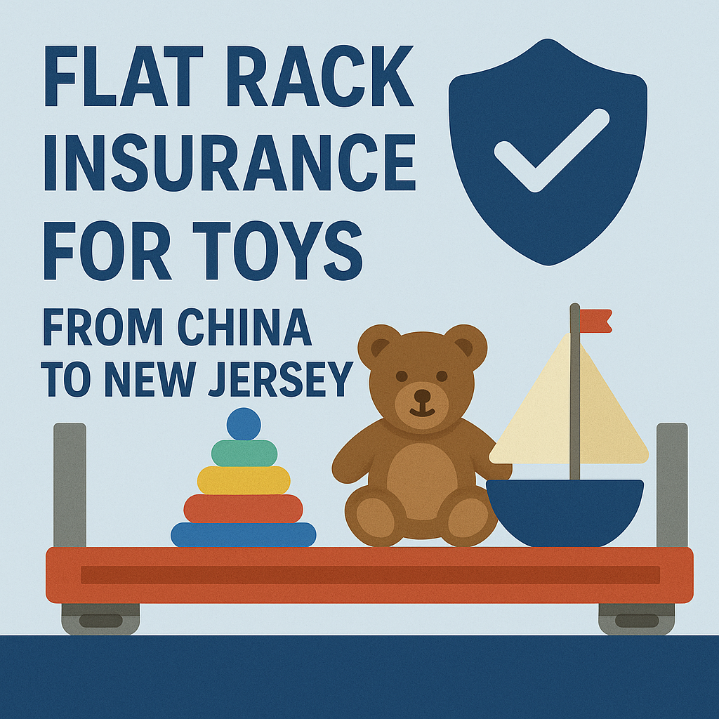Flat Rack FCL insurance for toys from China to New Jersey