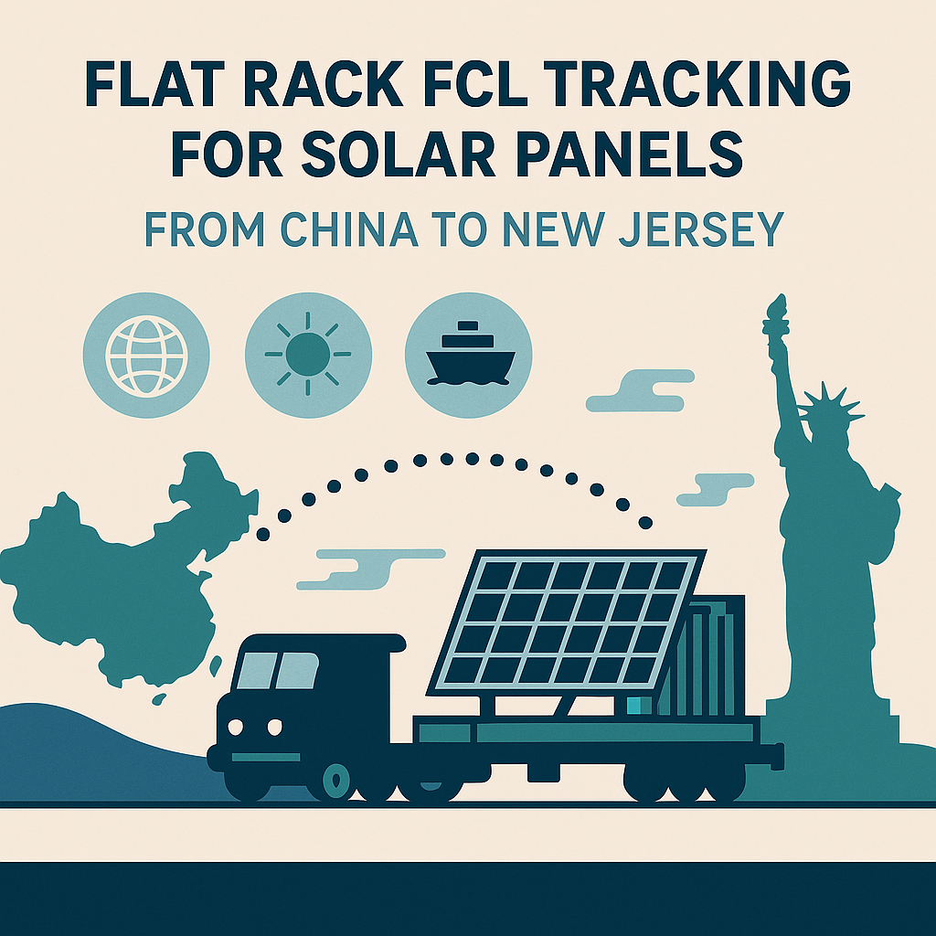Flat Rack FCL tracking for solar panels from China to New Jersey - Top ...