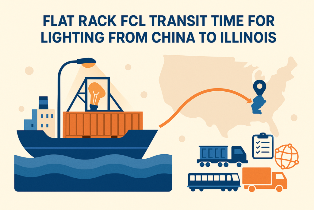 Flat Rack FCL transit time for lighting from China to Illinois - Top ...
