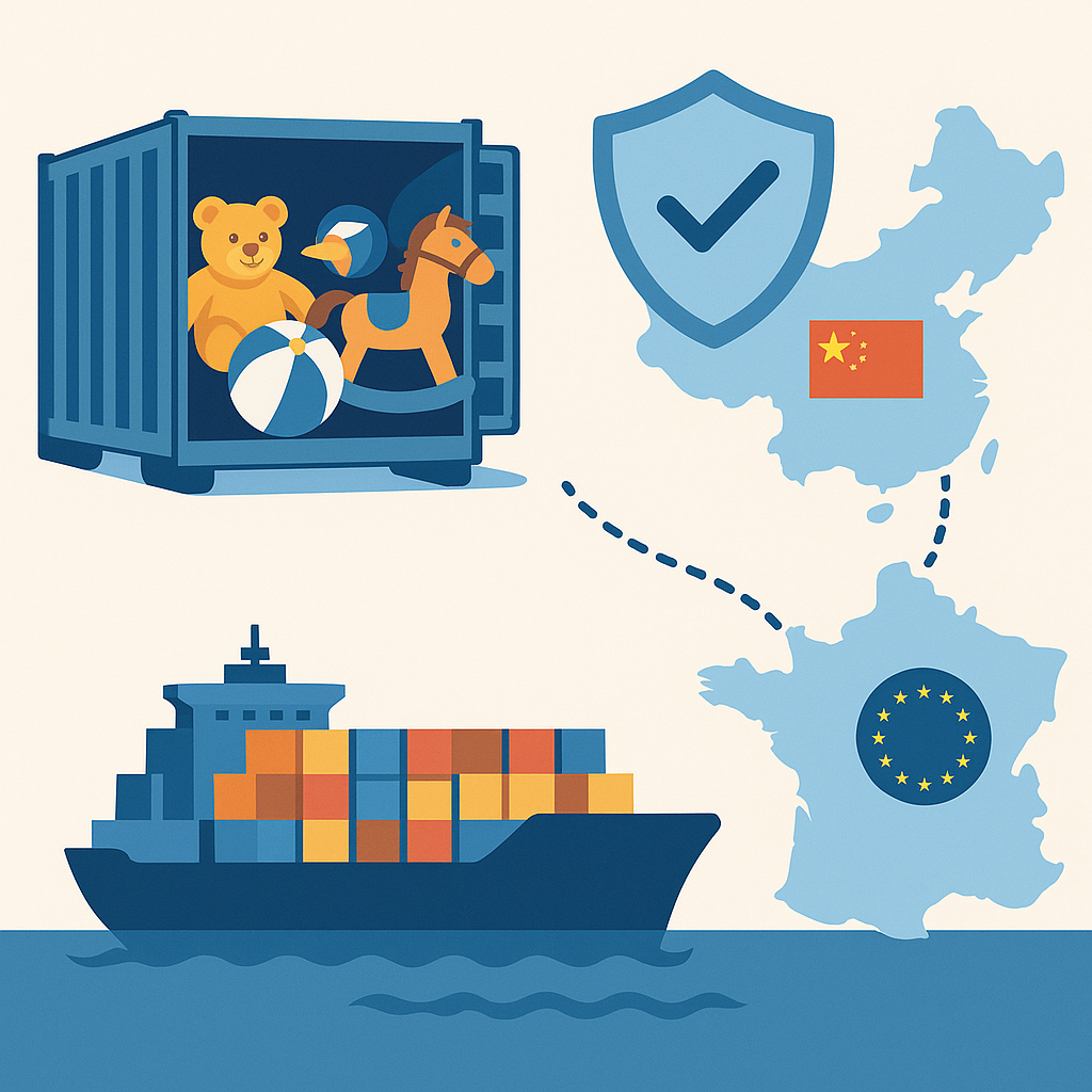 40HQ FCL insurance for toys from China to France