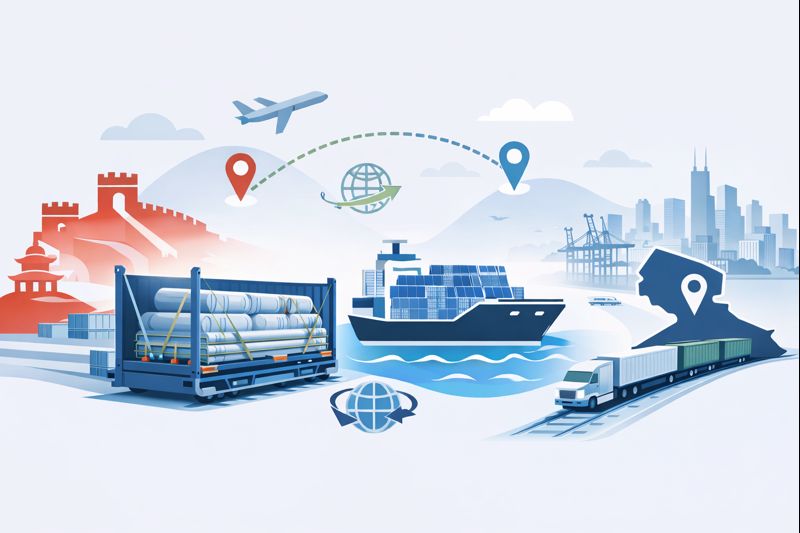 Flat Rack FCL container shortage solution for textiles from China to New Jersey