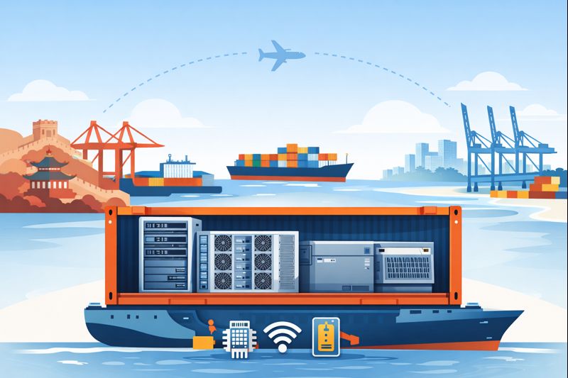 Open Top FCL space availability for electronics from China to Long Beach