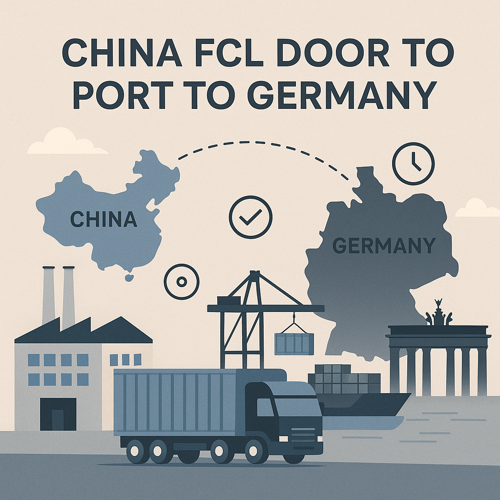 China FCL door to port to Germany