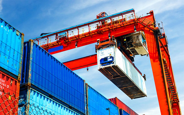 Open Top FCL best route for machinery from China to Georgia