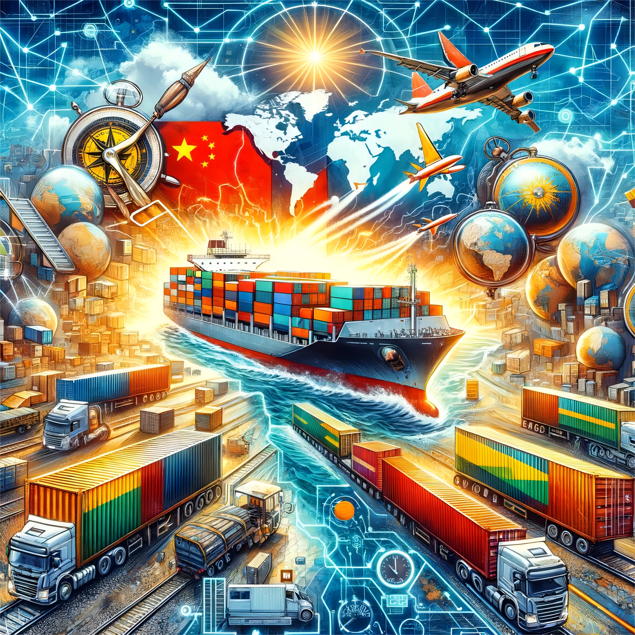 Infographic comparing different shipping methods for solar panels