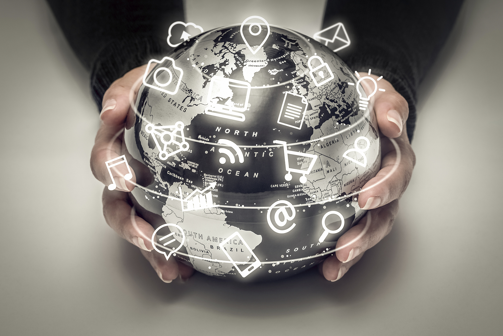 Infographic illustrating a supply chain