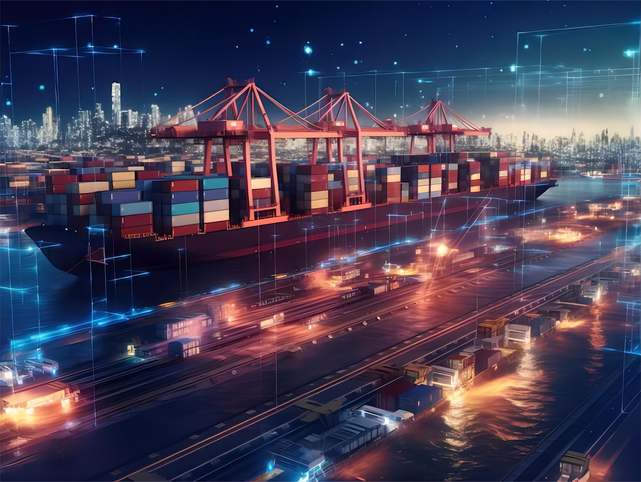 Logistics professional reviewing shipping documents