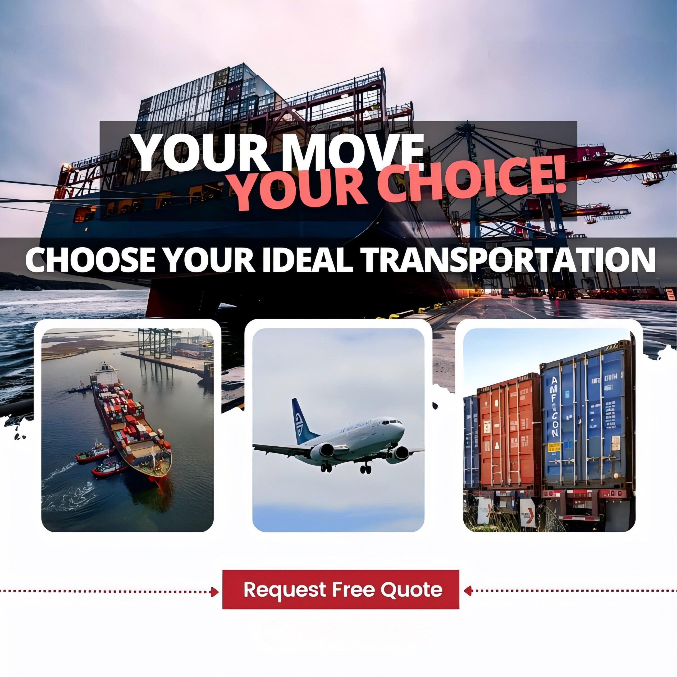 A freight forwarder discussing logistics with a client