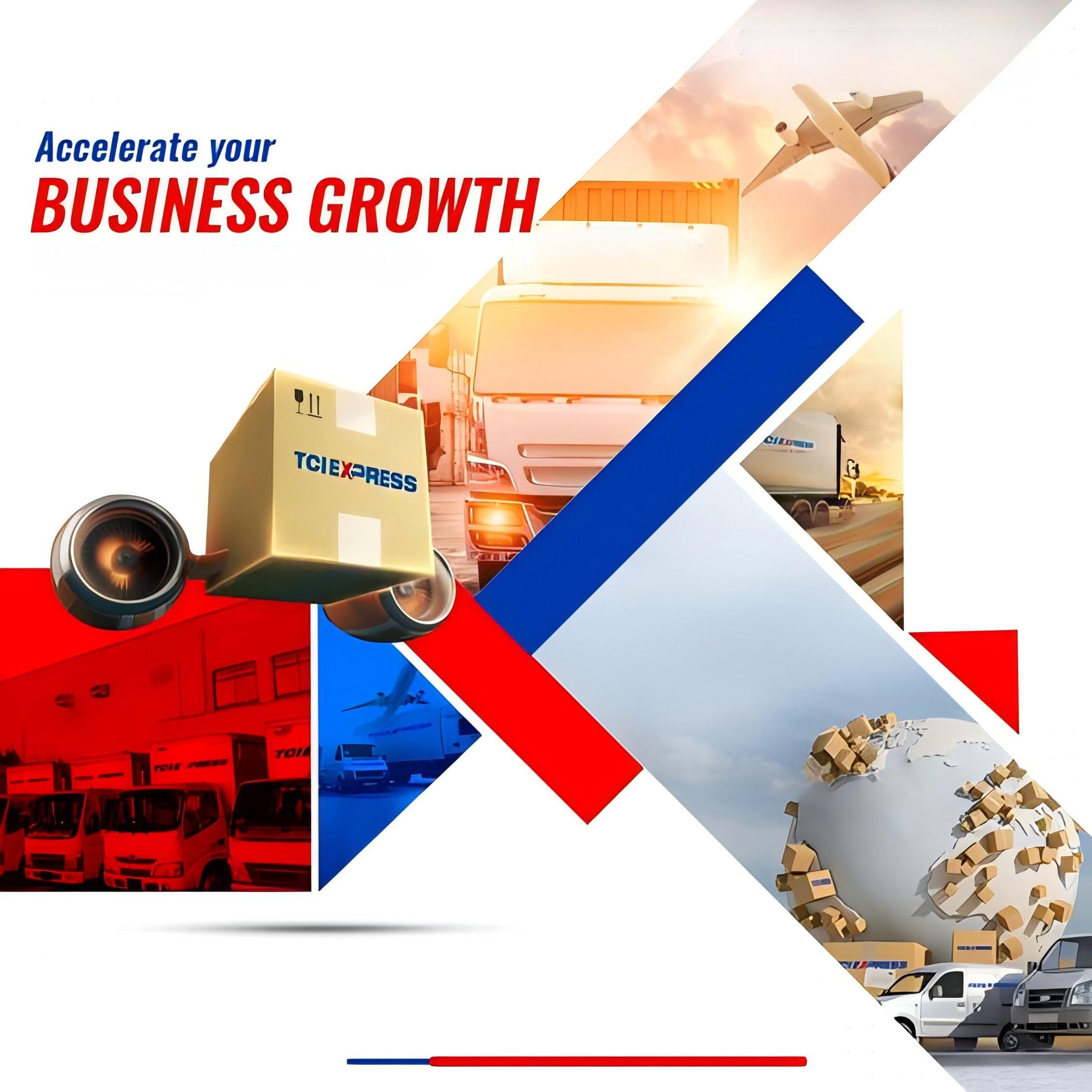 Infographic comparing different shipping methods by cost and speed