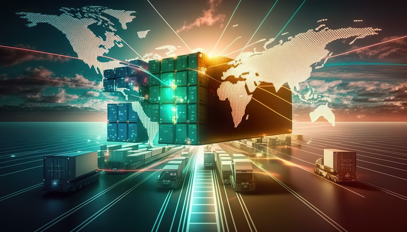 Logistics professional managing auto parts shipment documentation