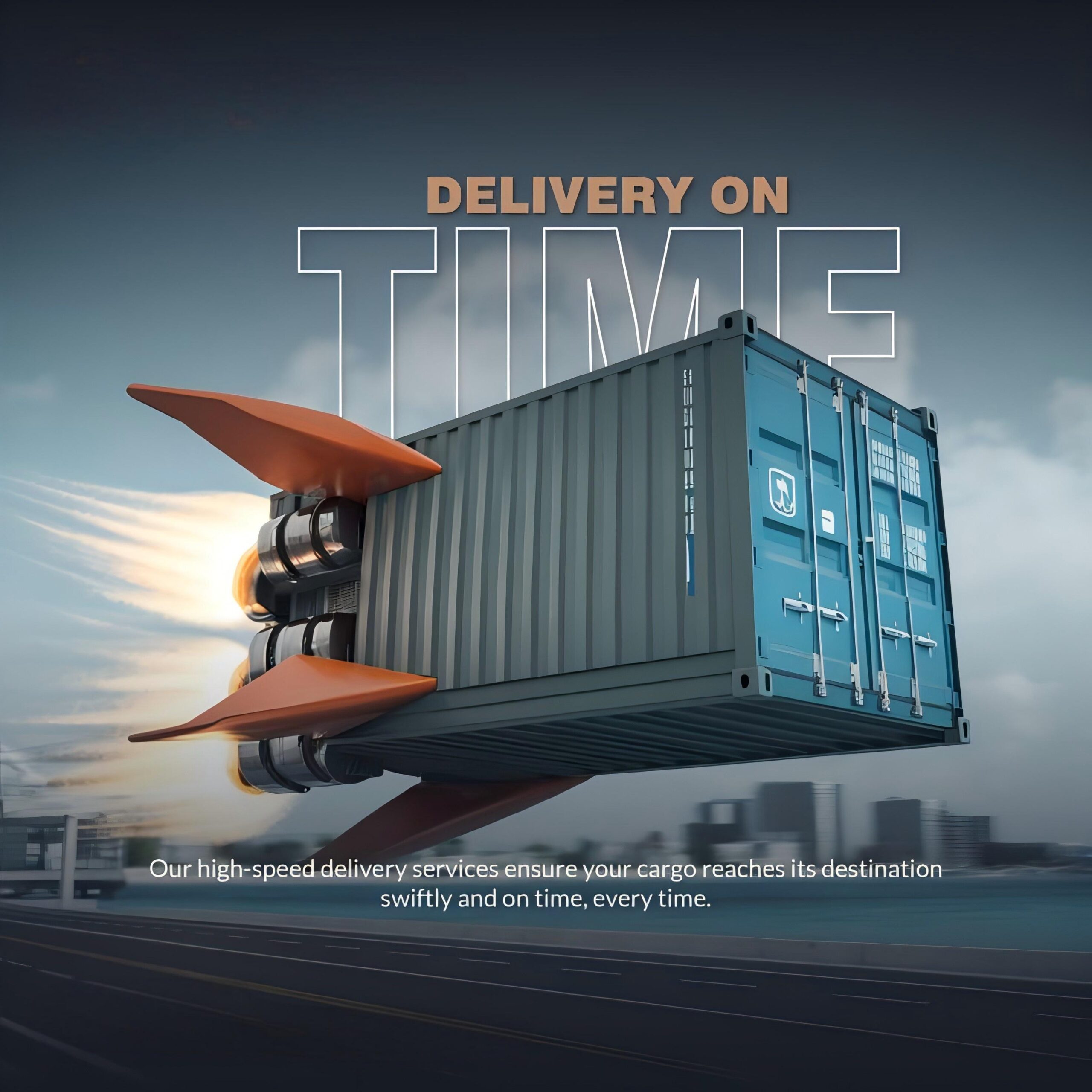 Shipping containers stacked at a bustling port ready for FCL shipping