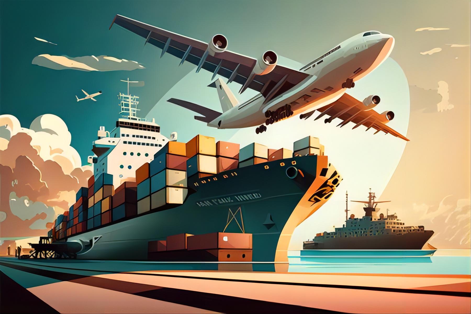 Infographic comparing different shipping methods