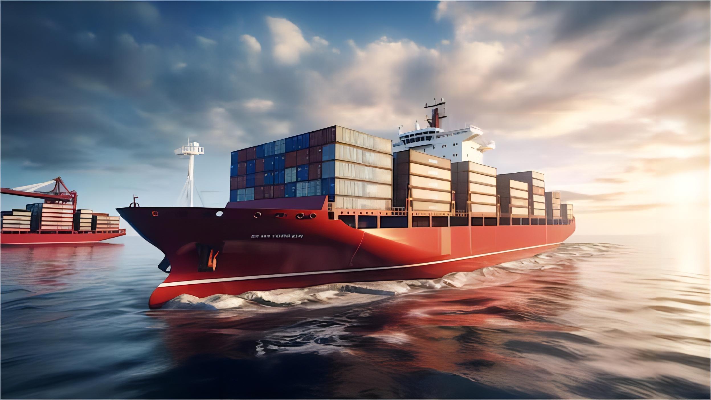 Detailed infographic showing a shipping timeline