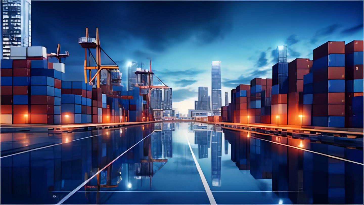 Infographic comparing sea, air, and rail freight options