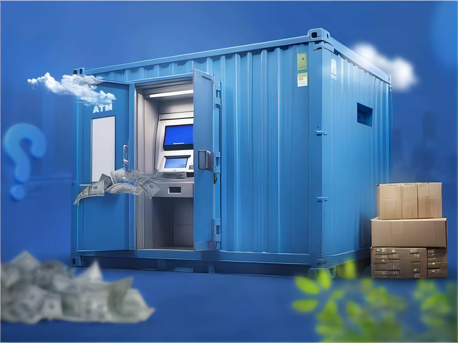 Medical equipment containers at a port in China