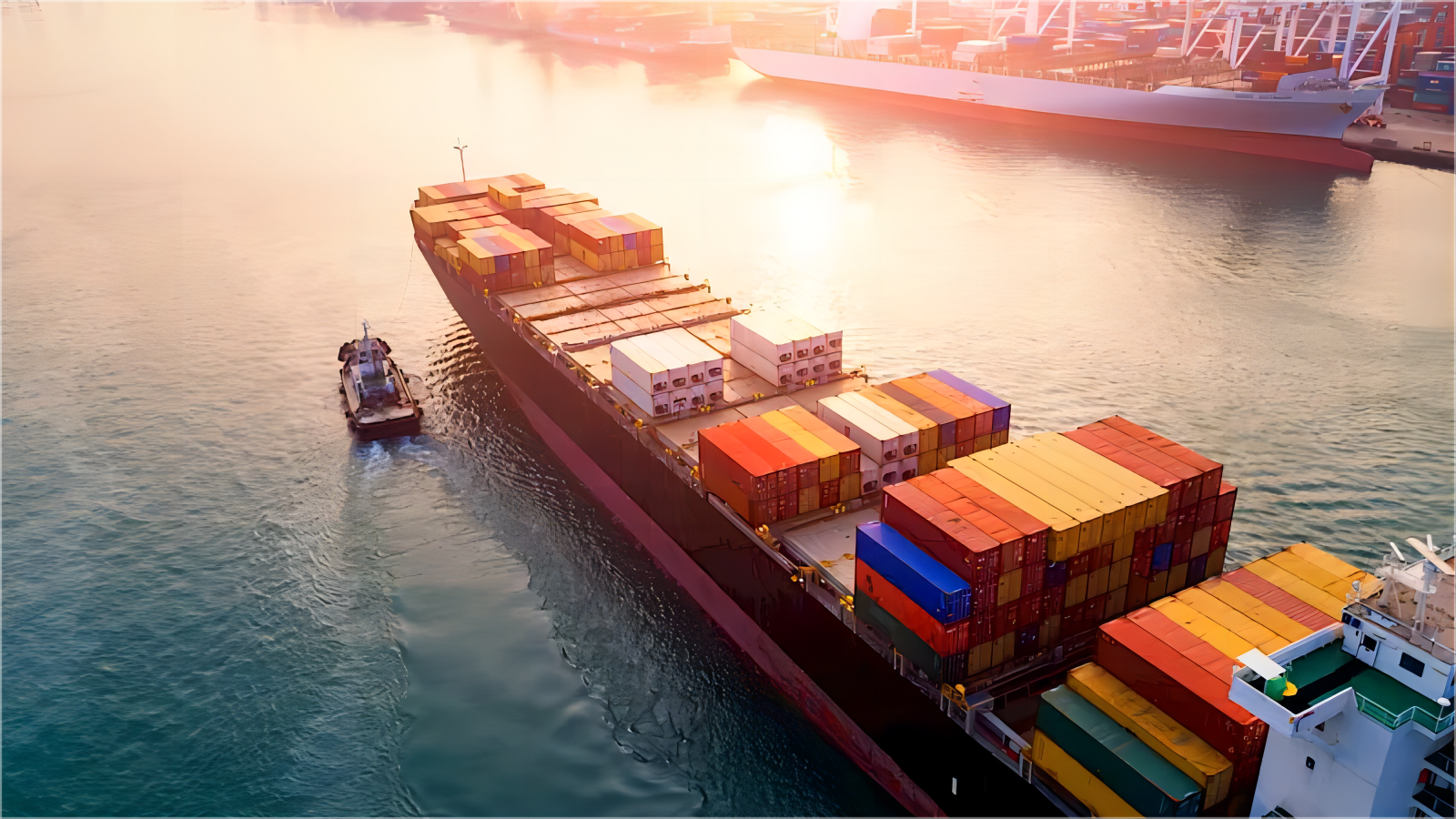 Infographic showing various shipping cost components for international freight