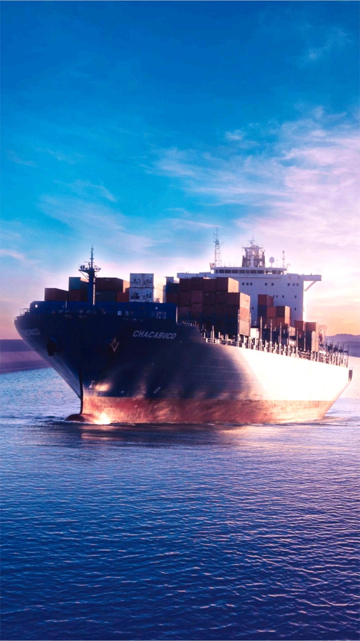 Digital interface displaying real-time tracking data for a container shipment