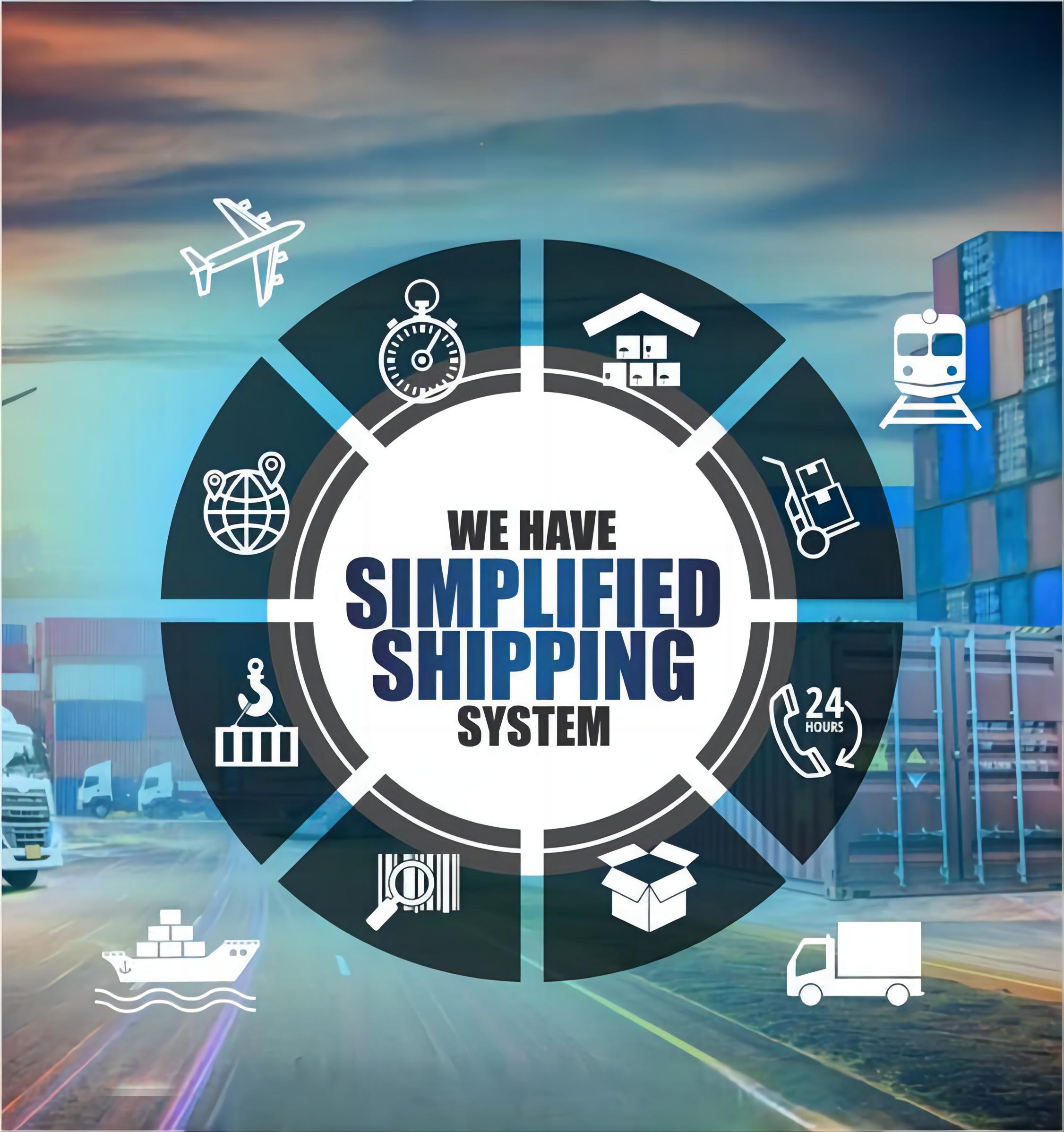 Infographic comparing sea, air, and rail freight options