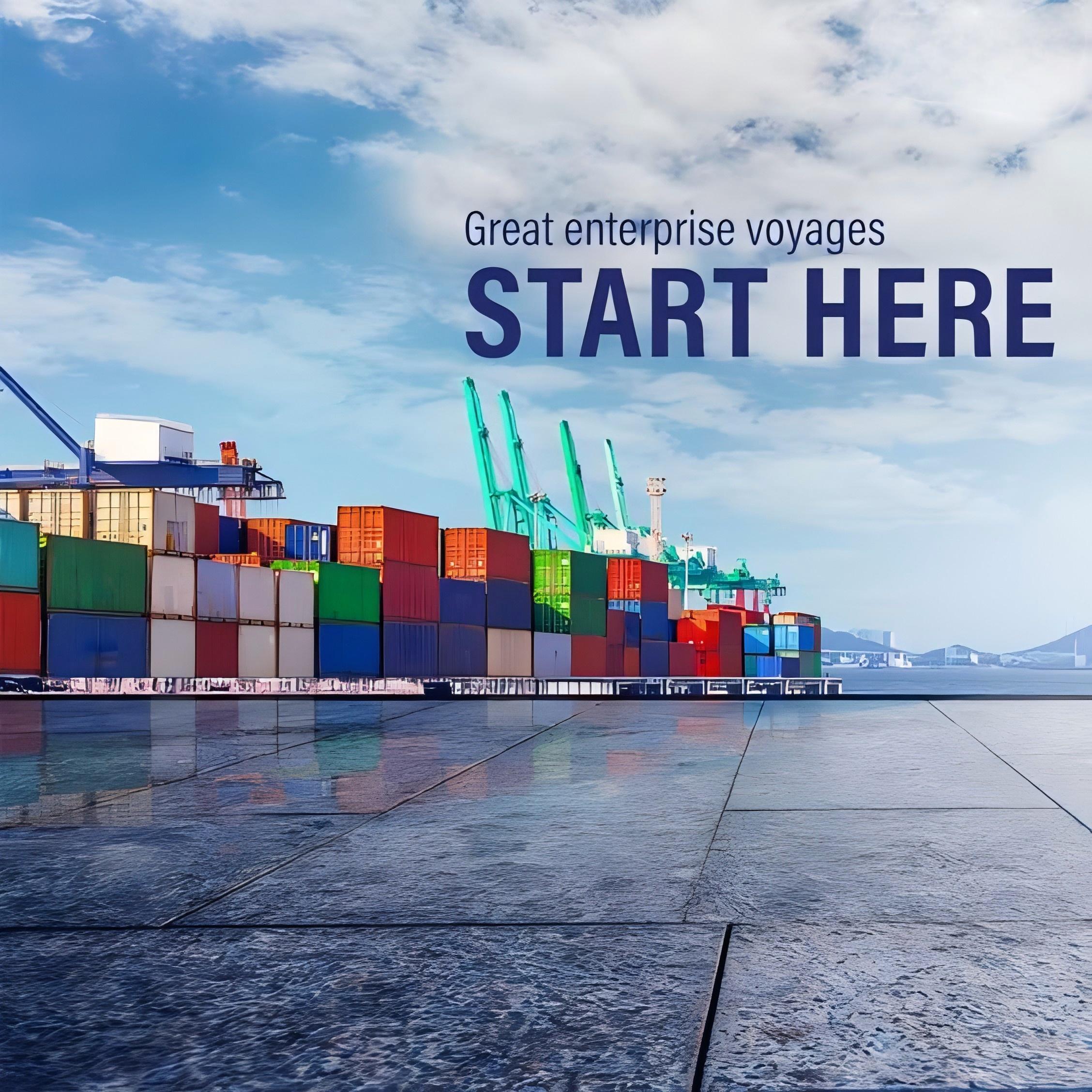 Global logistics map with shipping routes highlighted