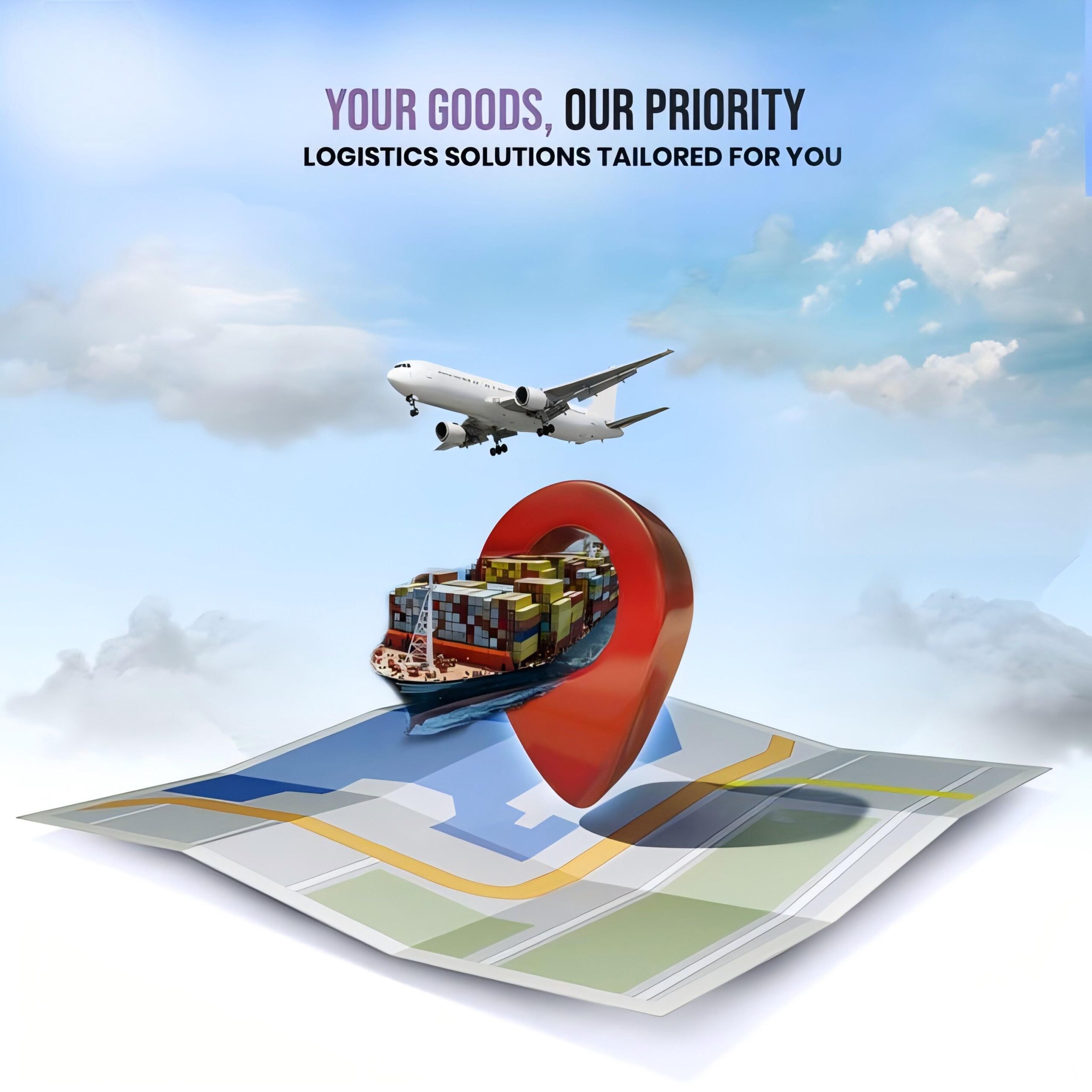 40GP FCL containers stacked at a busy port in Long Beach