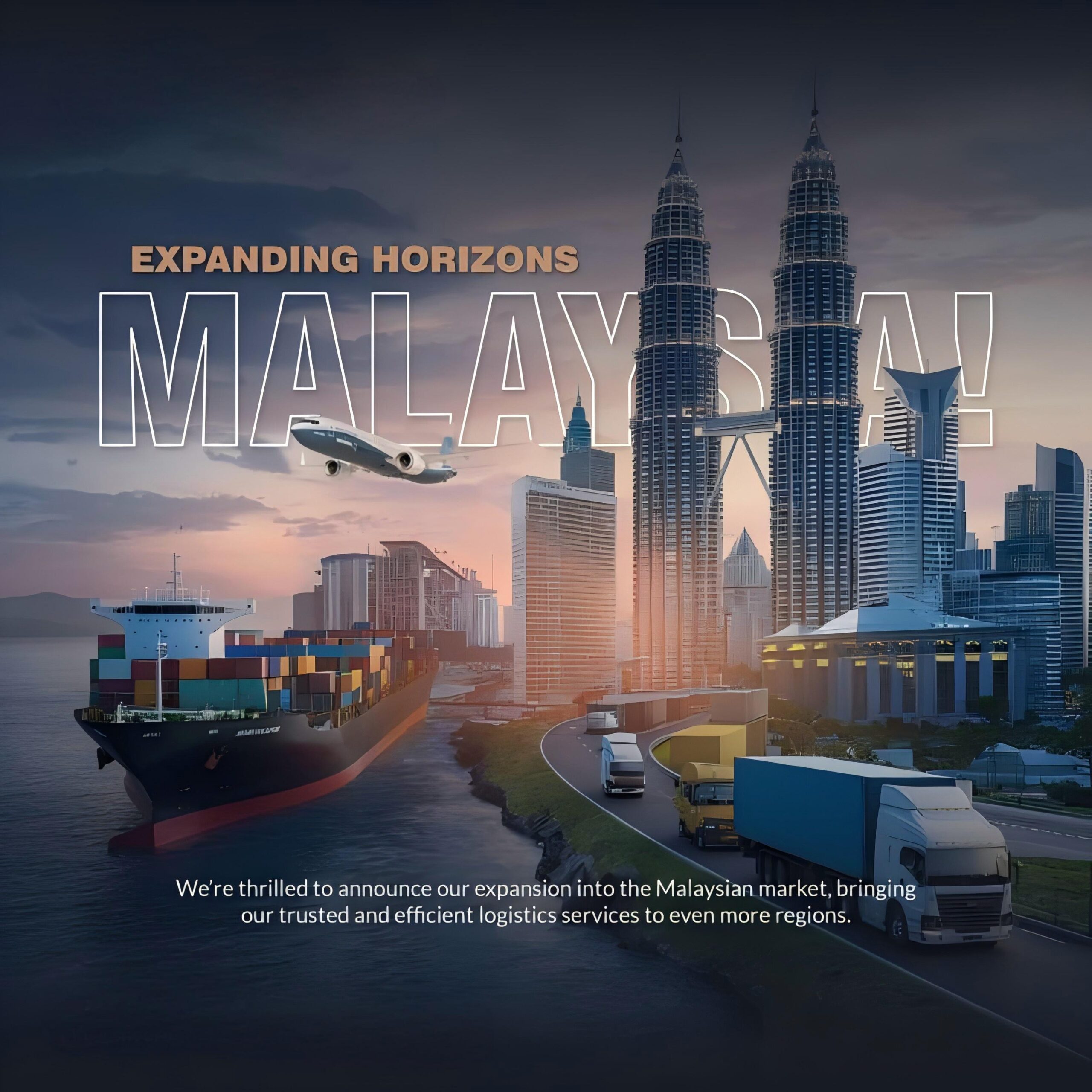 Infographic comparing different shipping methods for international cargo