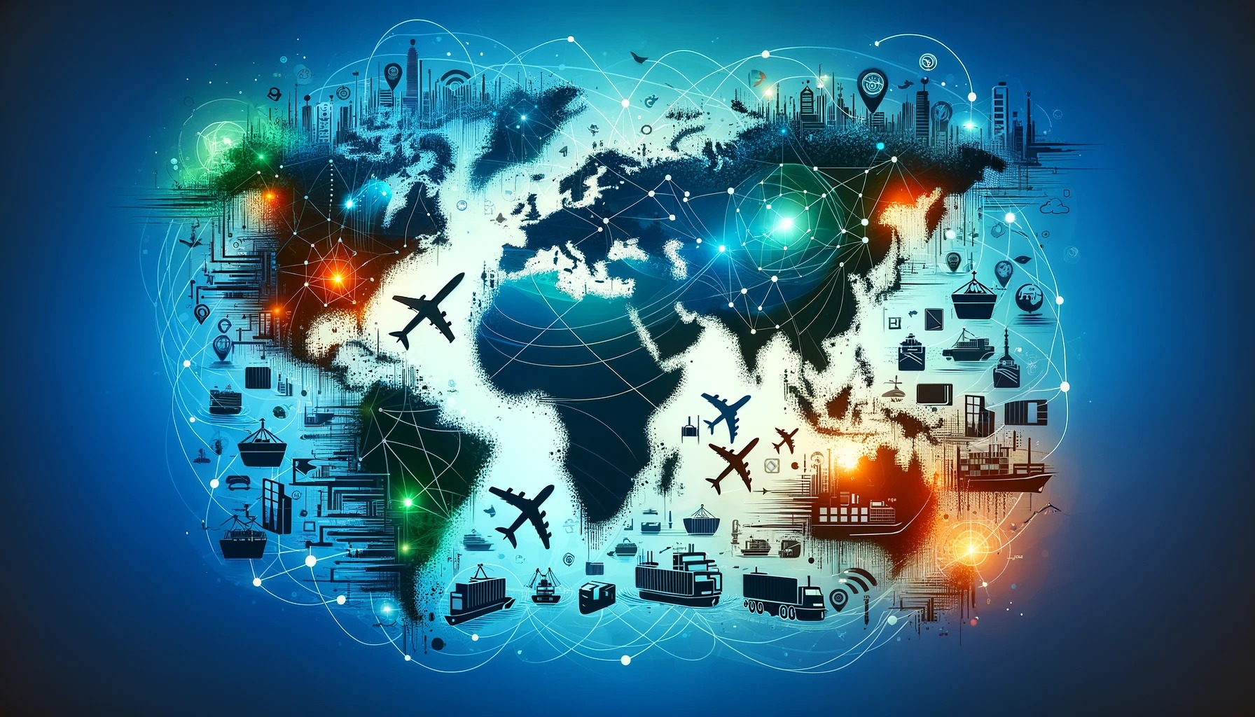 Logistics team coordinating a complex shipment