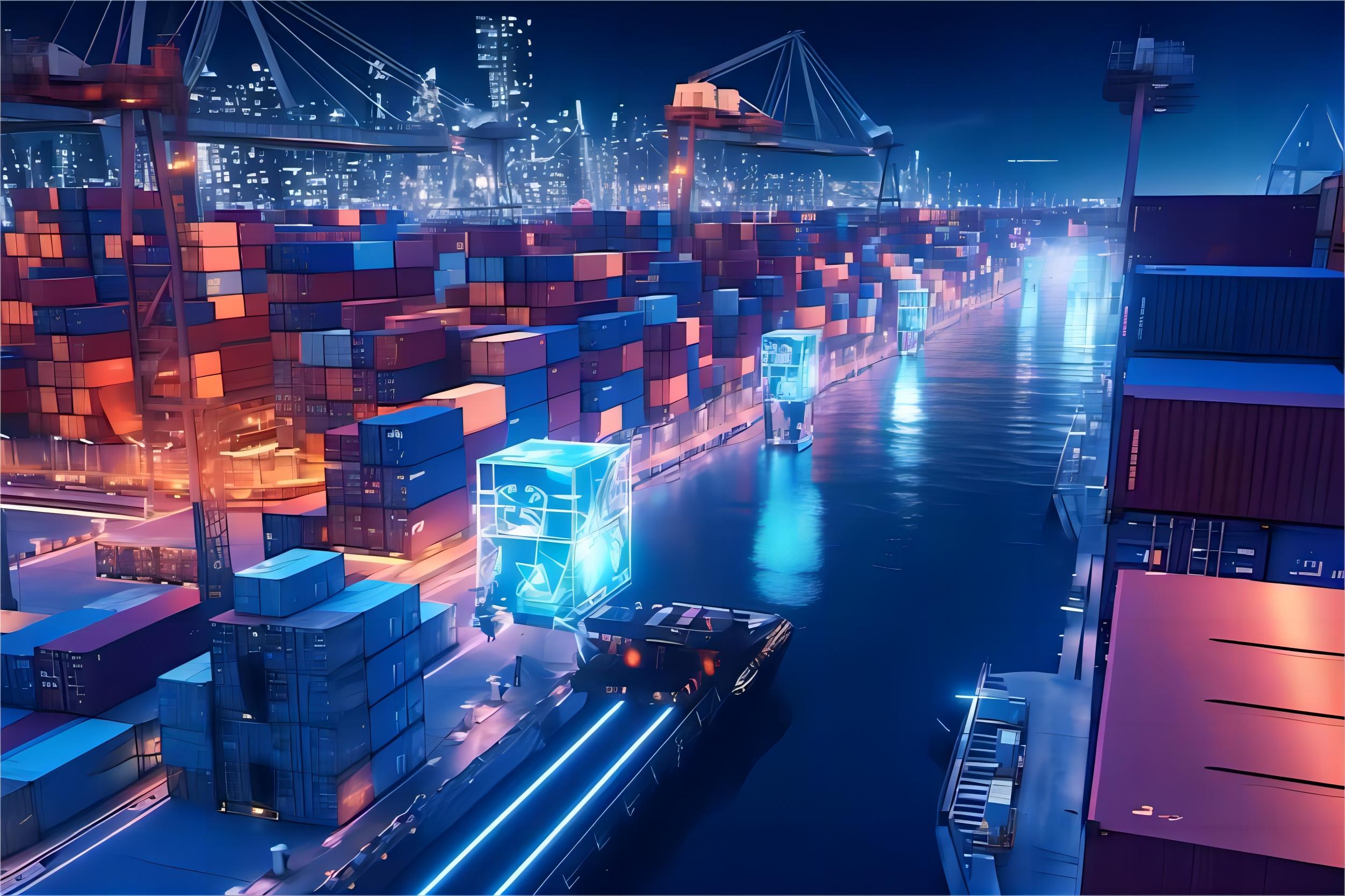 Logistics professional coordinating a shipment of solar modules