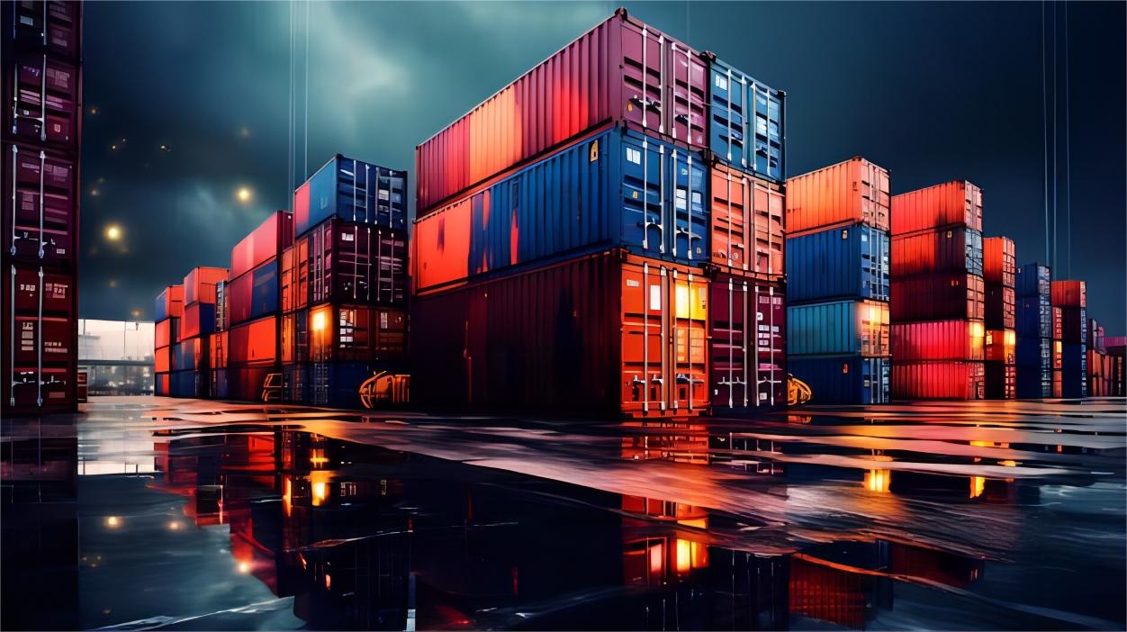 Logistics professionals coordinating a complex shipment