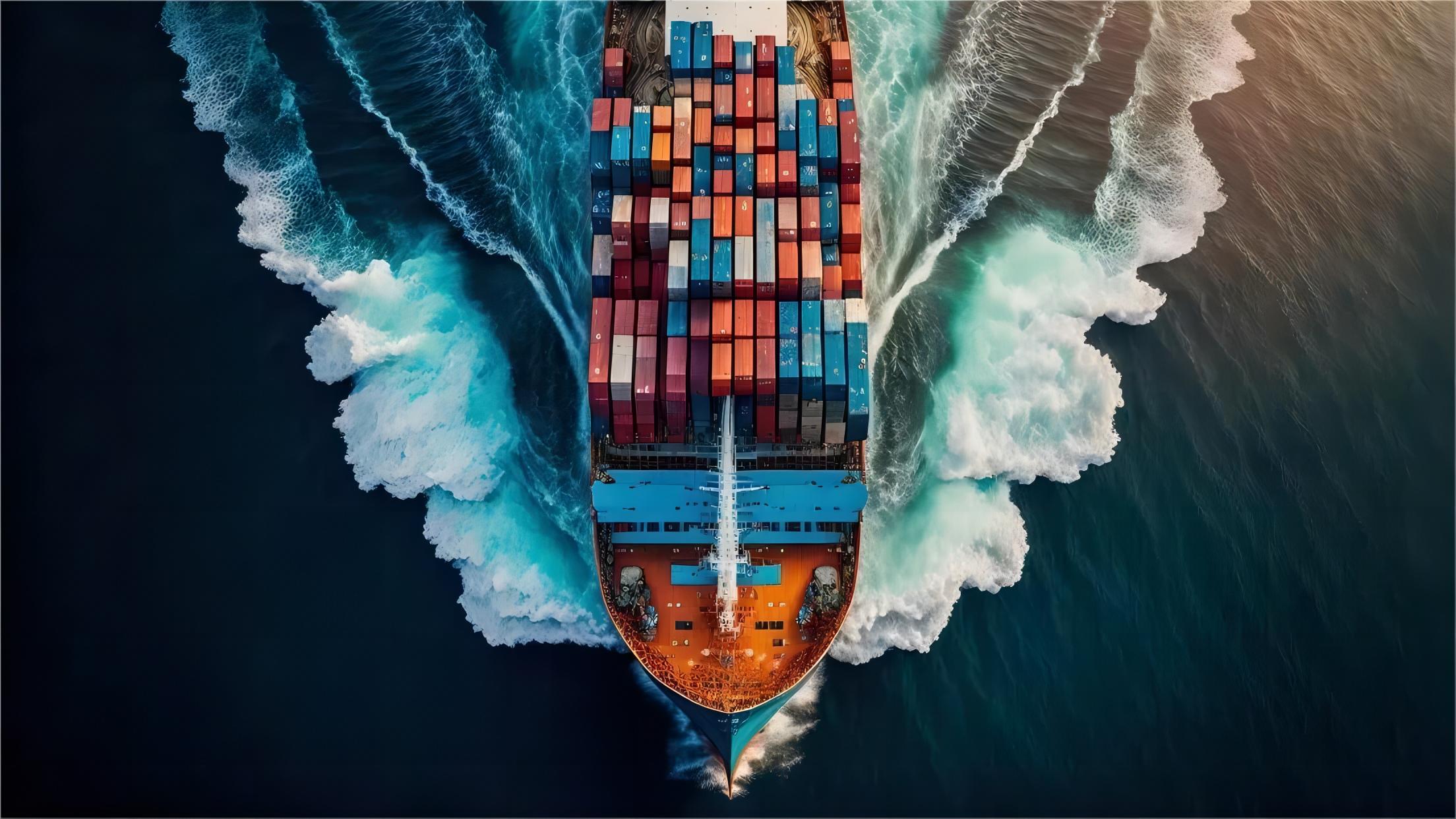Port of Seattle terminal handling heavy lift cargo from a container ship