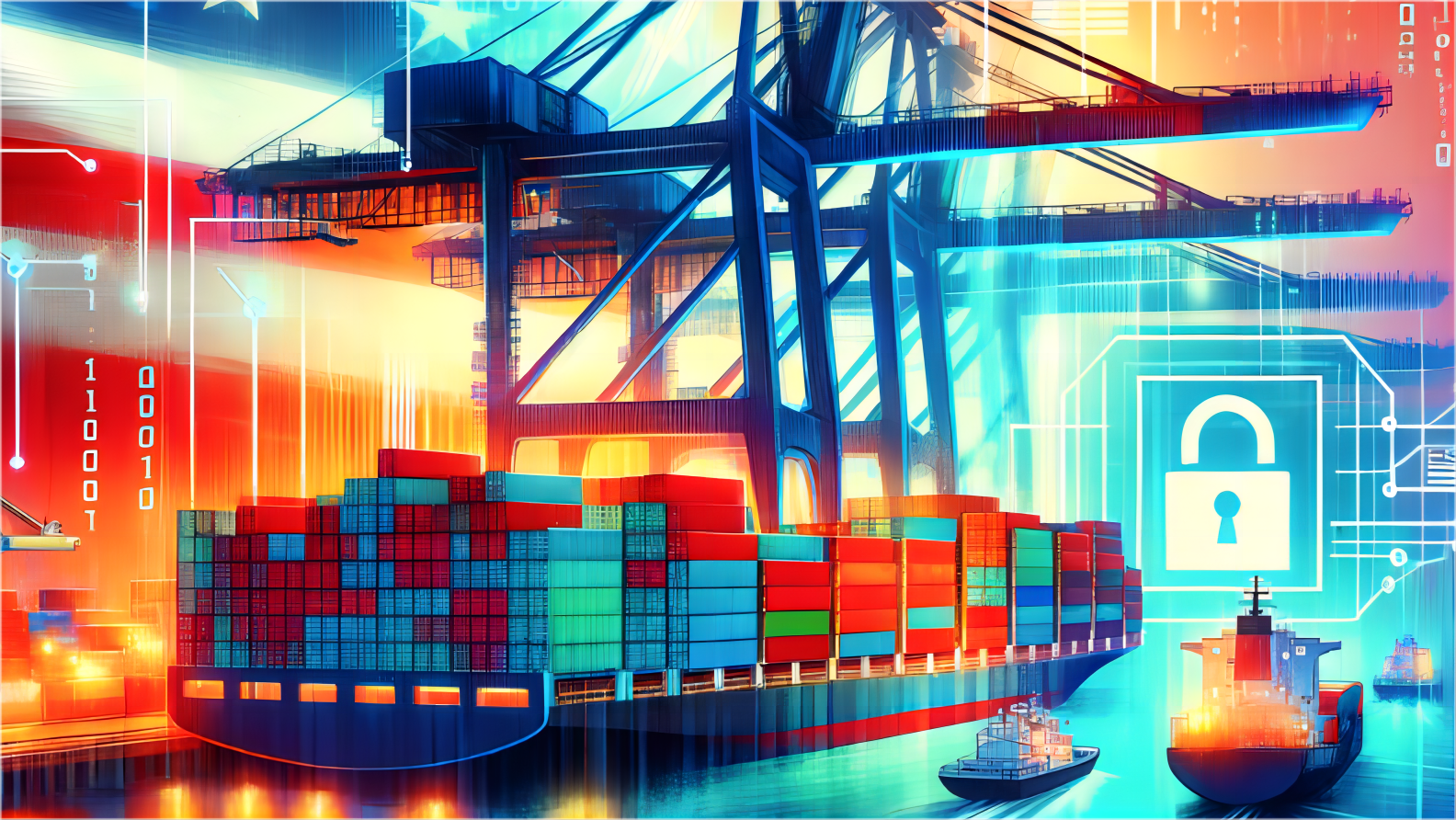 Logistics professional checking customs documentation for lighting