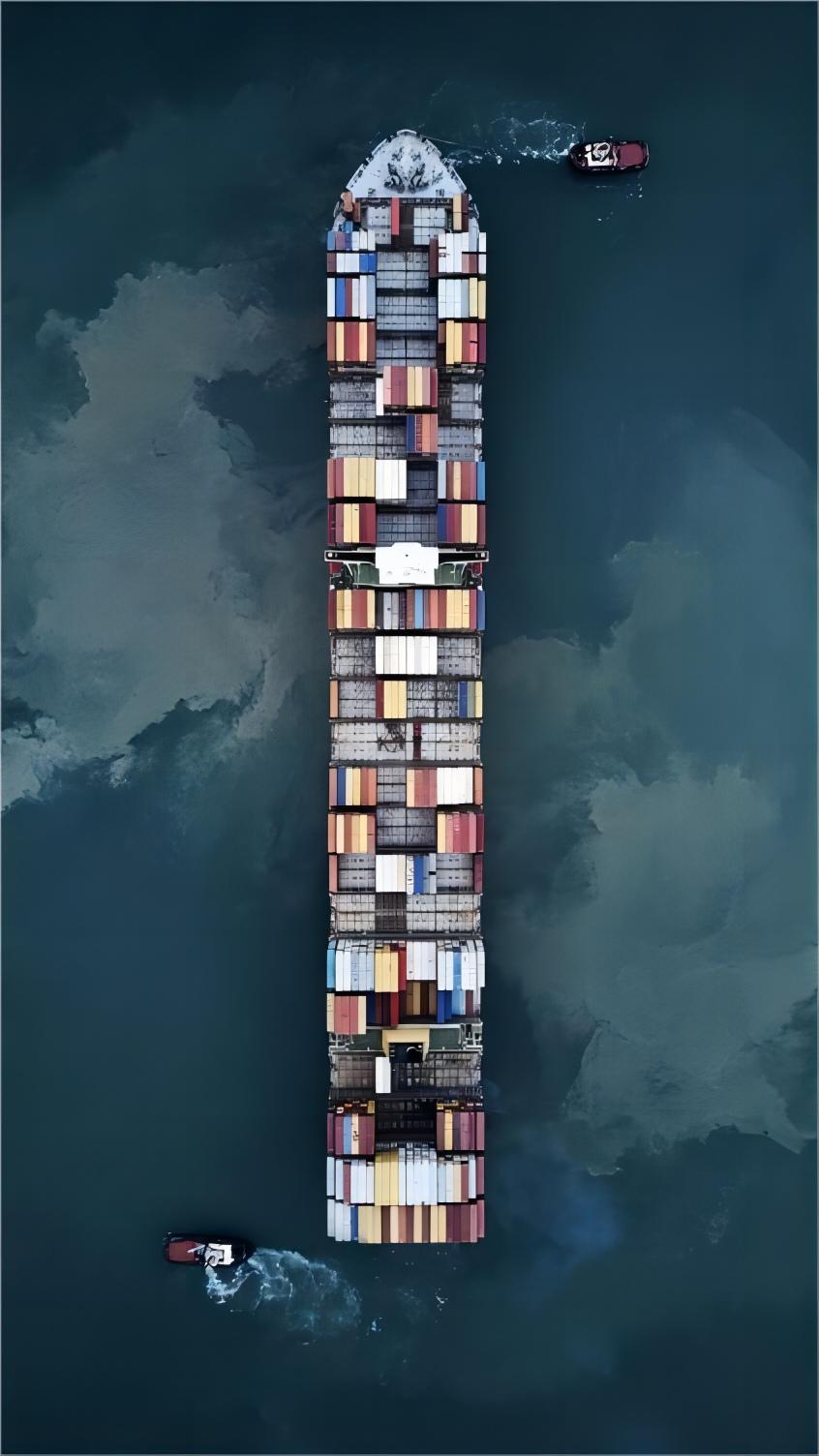 Modern refrigerated container being loaded at a Chinese port for textile export