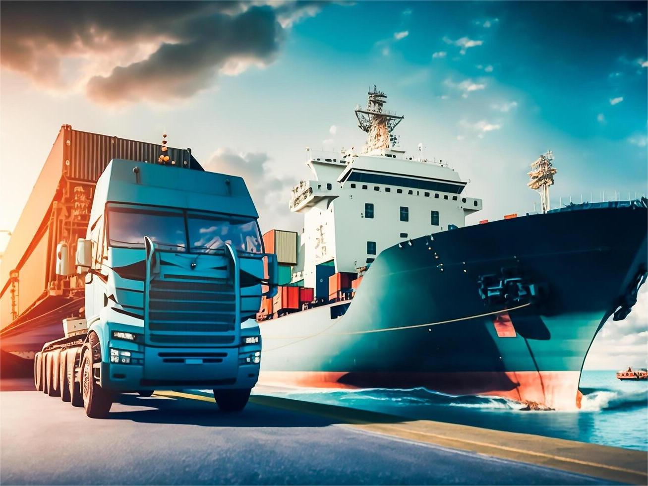 Refrigerated container being loaded onto a cargo ship at a Chinese port