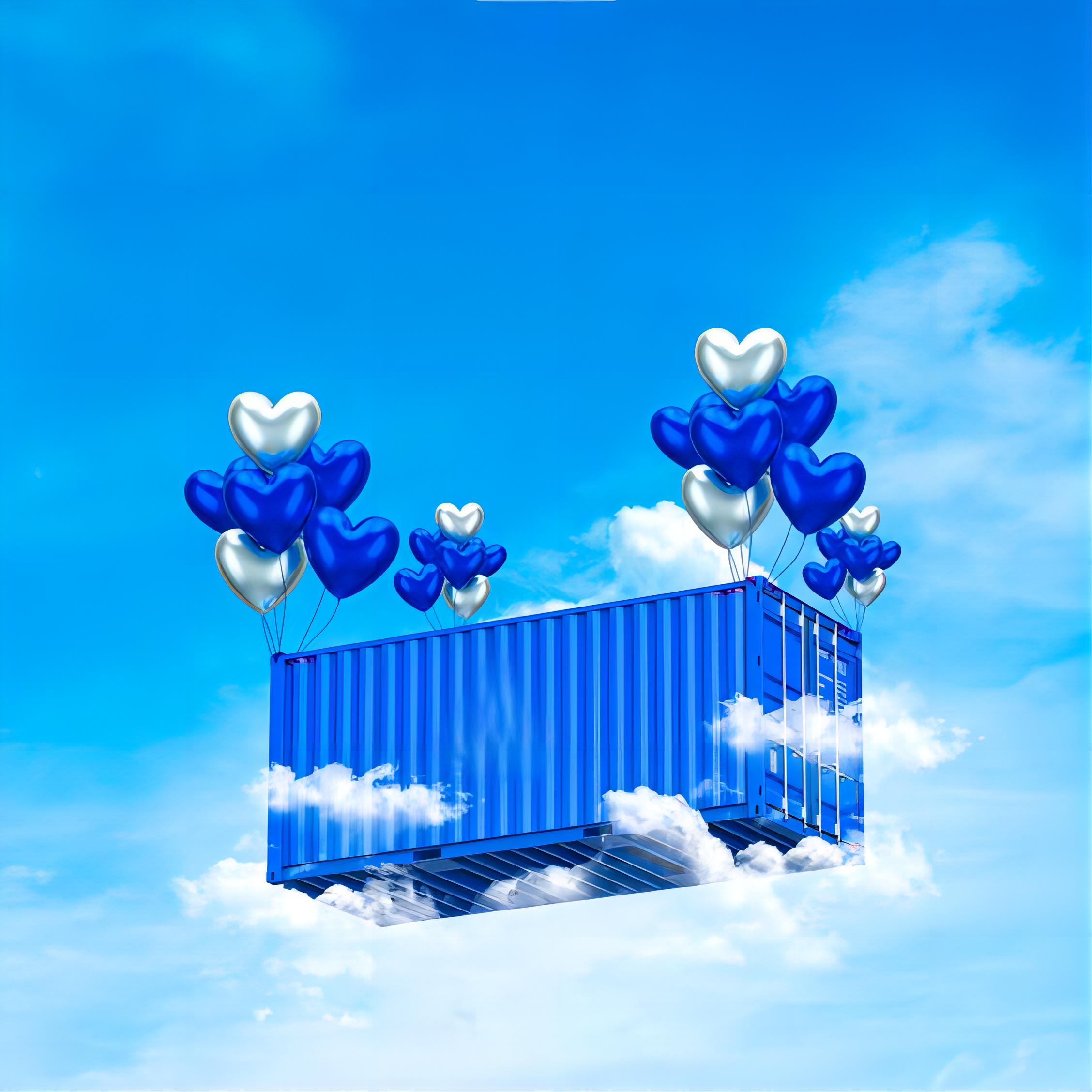 Logistics map showing the route from Shanghai to Chicago intermodal terminals