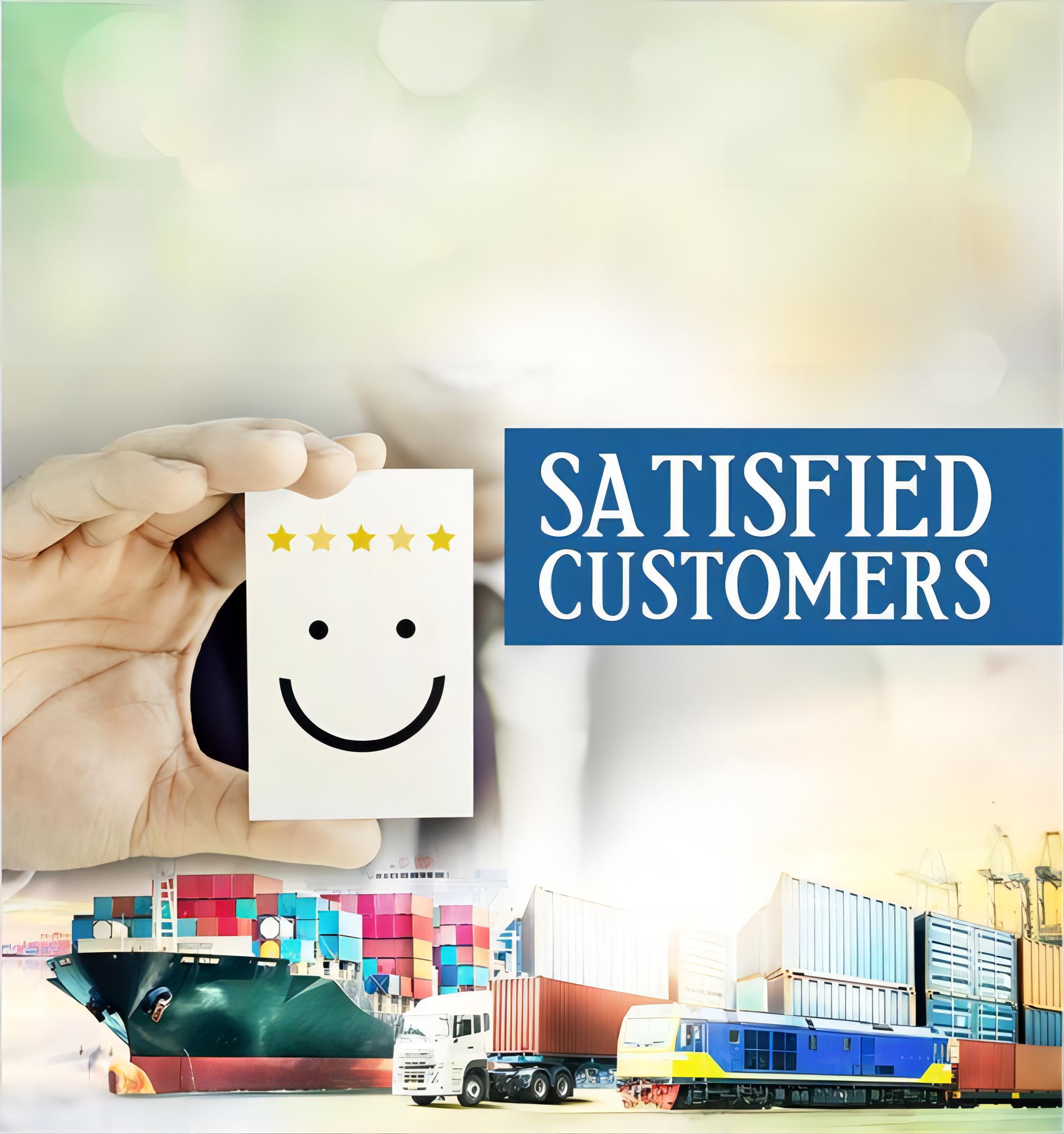 A large container ship carrying 40HQ containers for lighting products from China to Denmark