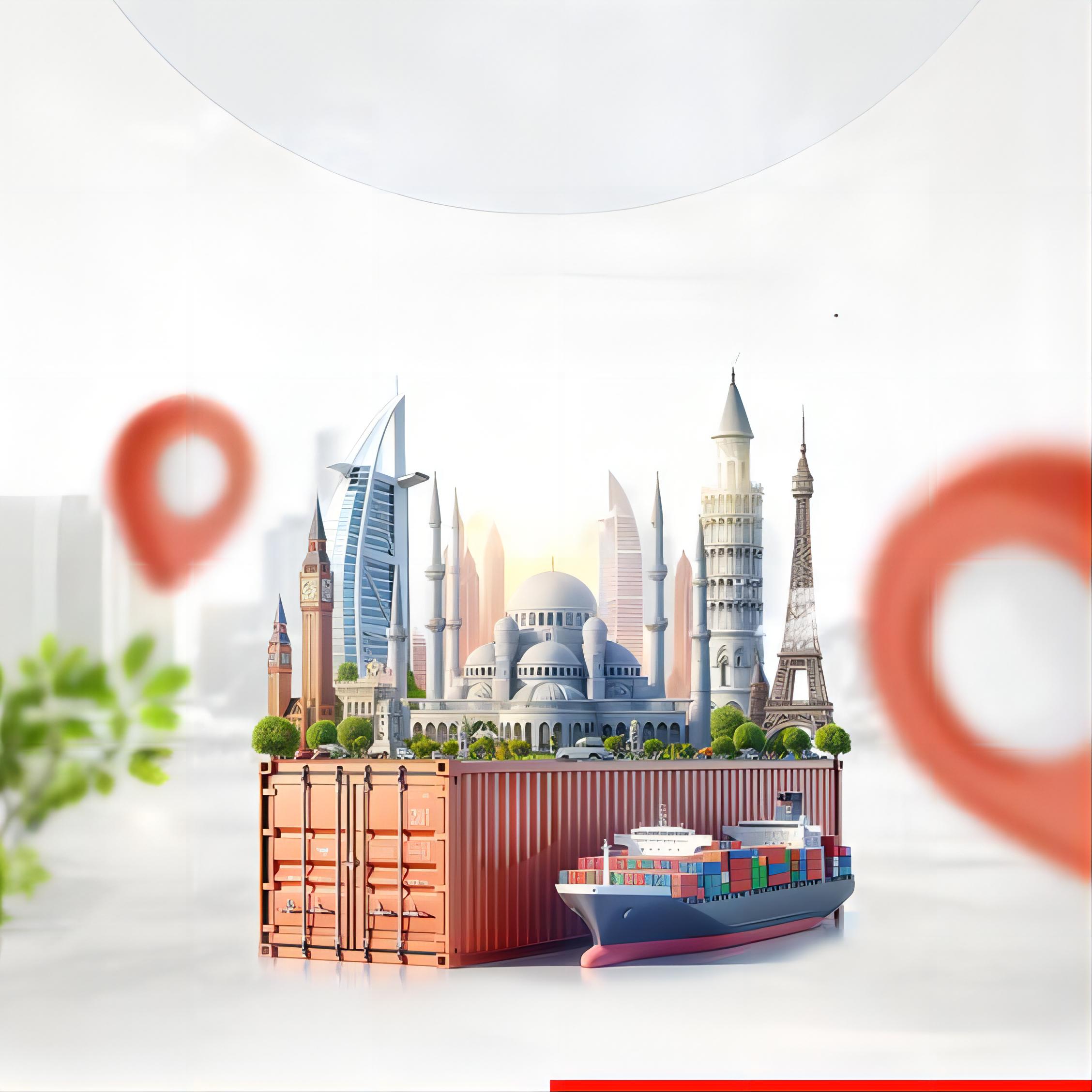 Comparison table of shipping methods from China to Florida
