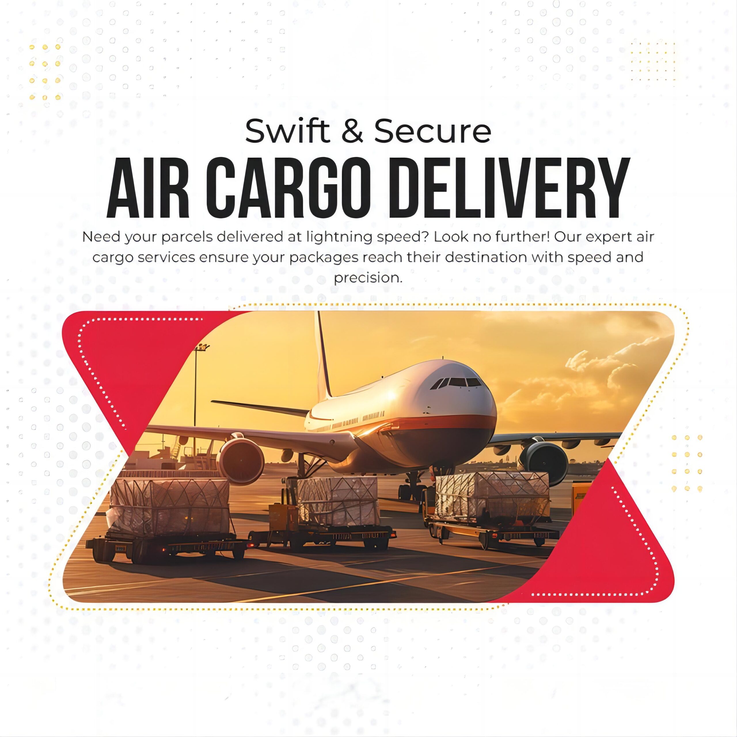 Logistics professional coordinating medical shipment