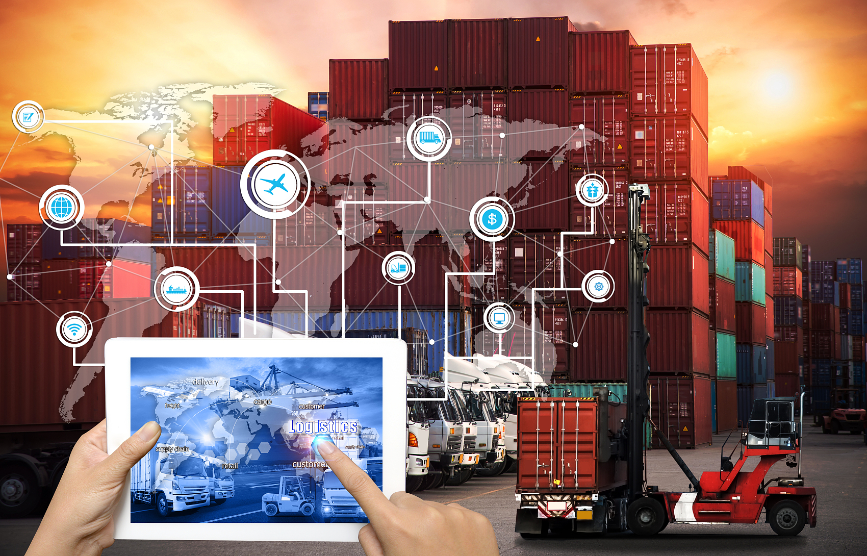 Reefer container tracking system for medical equipment