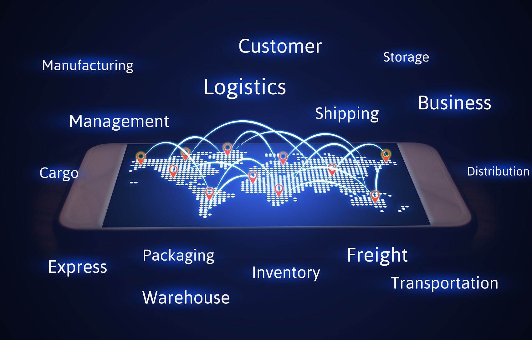 Logistics professional coordinating lighting shipment to New Jersey