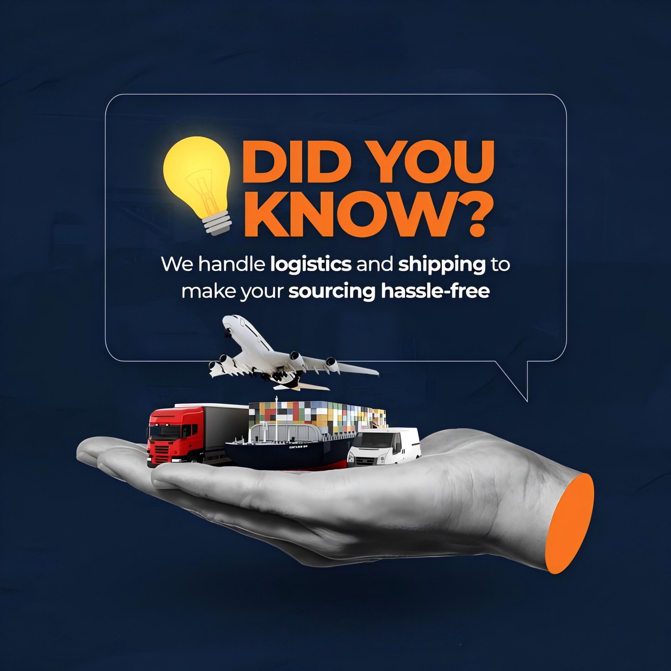 Container ship at port carrying electronics from China to USA