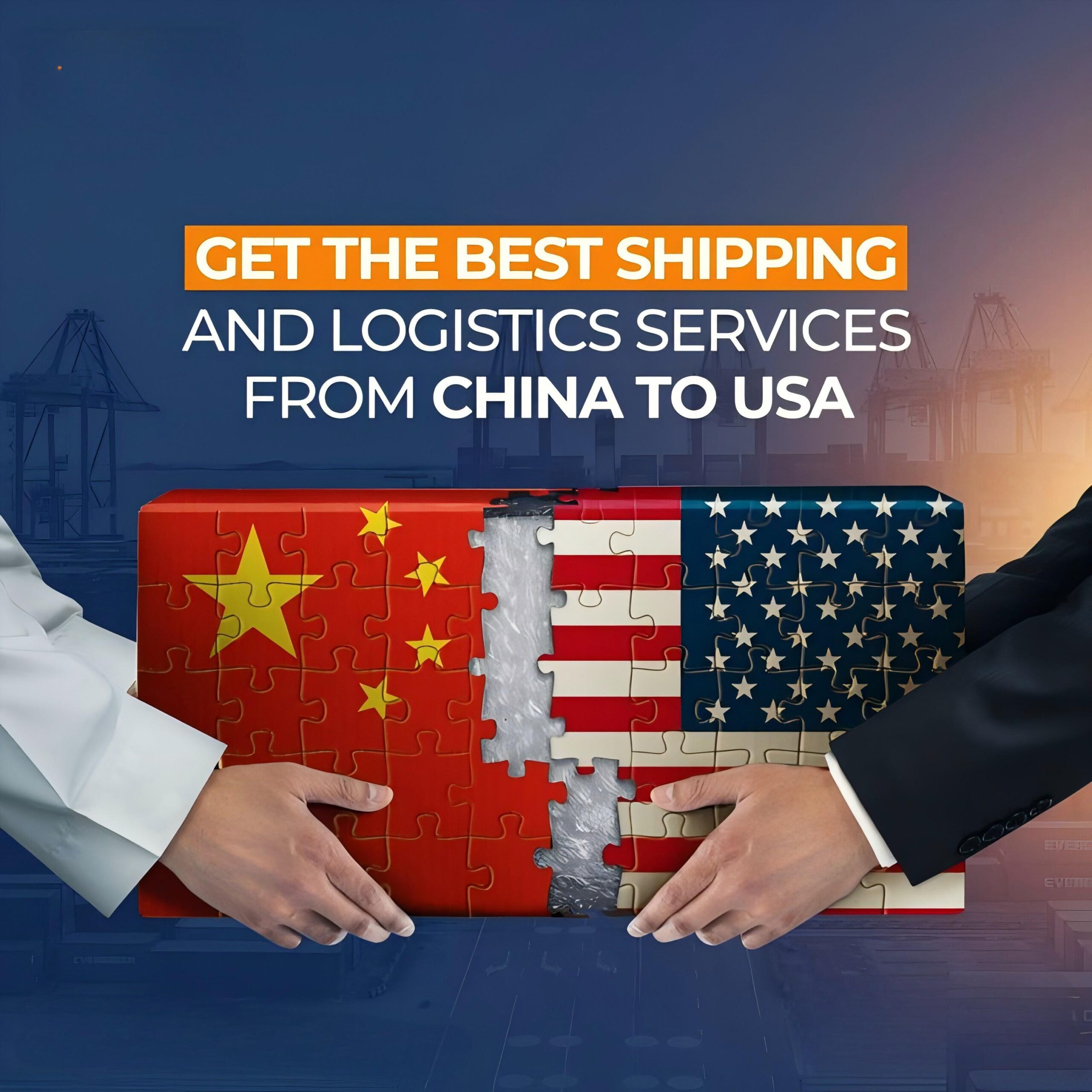 Comparison chart showing different shipping methods for lighting cargo