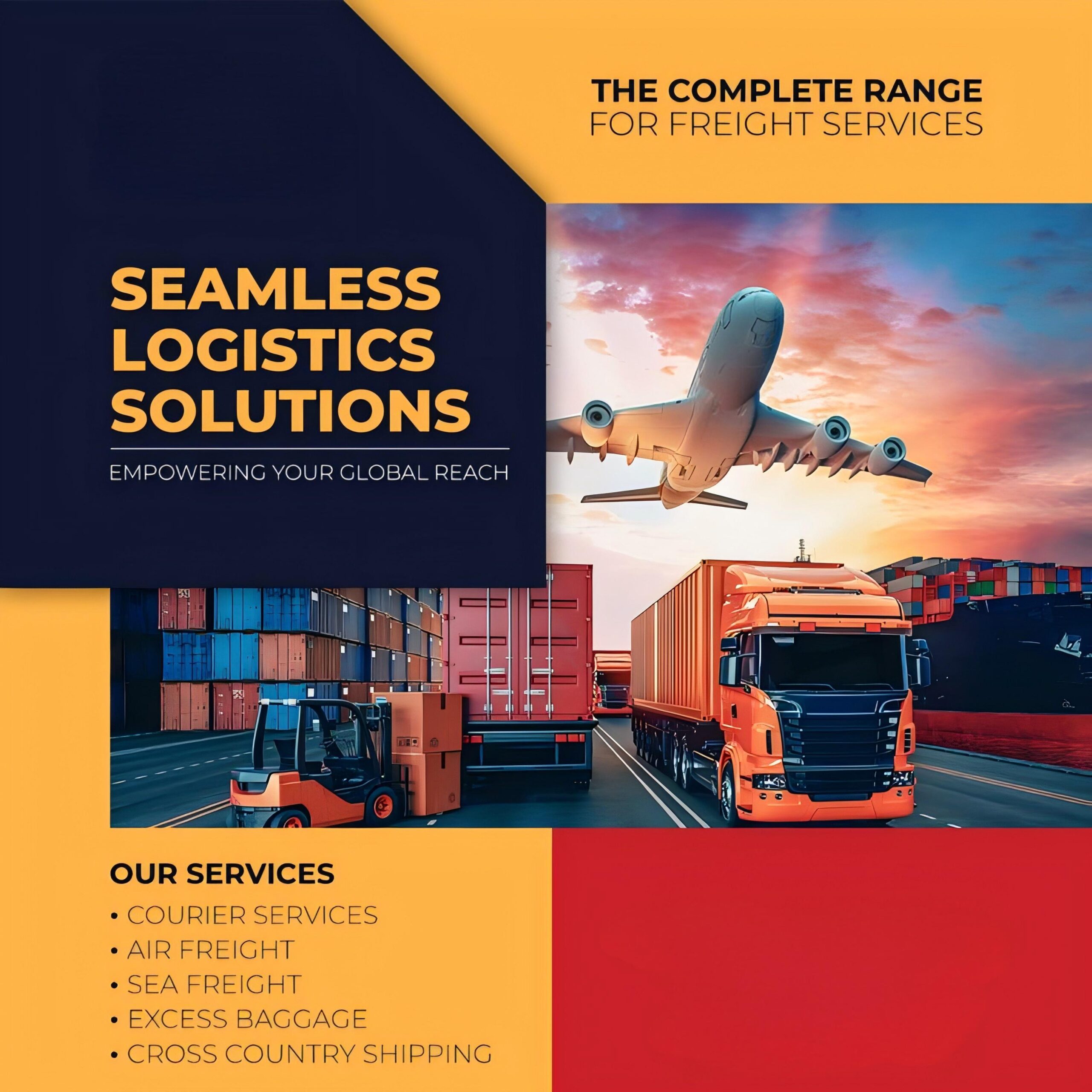 Furniture shipment arriving at a US port for customs clearance