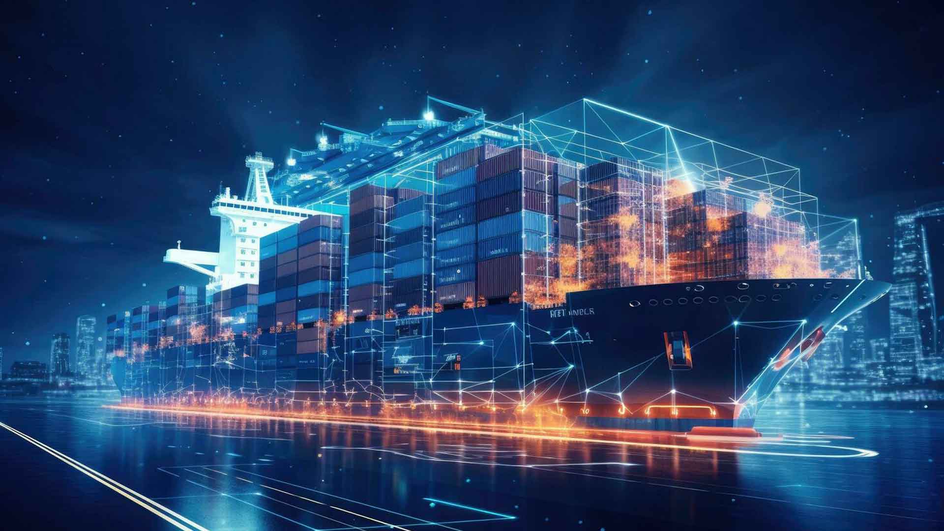 Logistics professional reviewing shipping documents for Los Angeles delivery