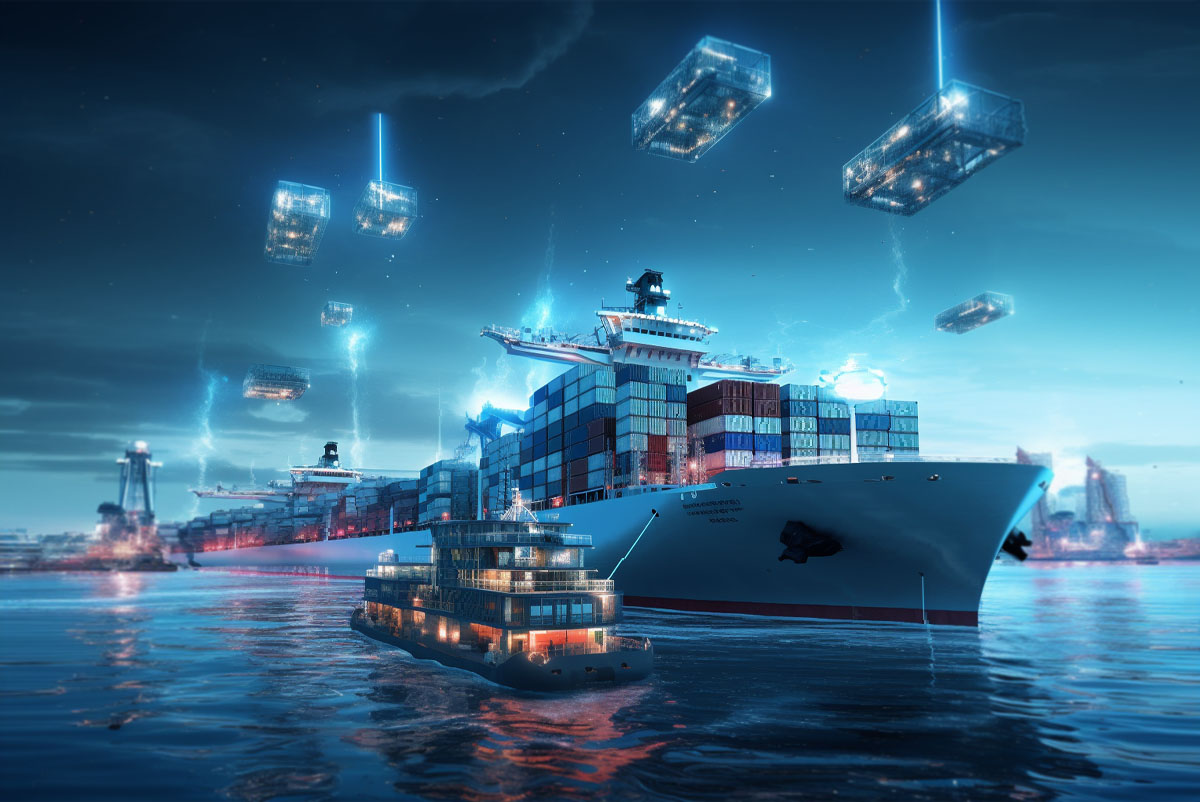 Auto parts warehouse logistics and container management
