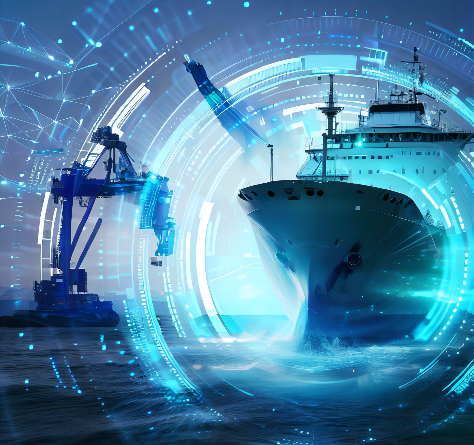 Industrial equipment arriving at Poti port in Georgia